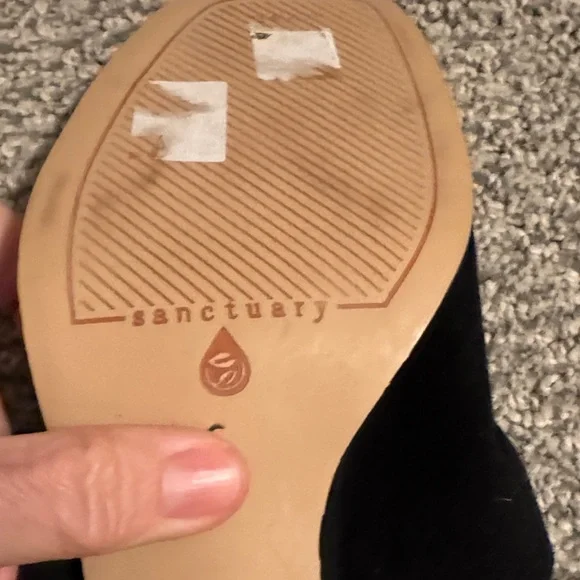 Sanctuary Women's Black Suede Mules - Picture 3 of 5